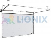 Промышленные секционные ворота DoorHan ISD01 Ш - 5700мм В - 5400мм. Торсионные пружины фото