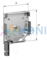 ALUTECH SF45/137u-B: Крышка боковая роллетная SF45/137u-B (цв. 203  - Серый). 45 - градусная. фото