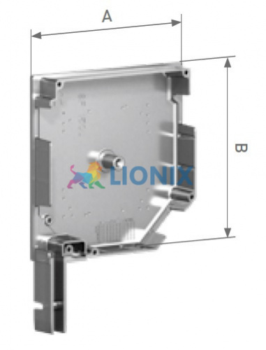 ALUTECH SF45/137u: Крышка боковая роллетная SF45/137u (цв. 202  - Коричневый). 45 - градусная. фото