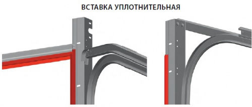 ALUTECH:  401540100 - Вставка уплотнительная  IS85-3060. Уплотнитель боковой. фото